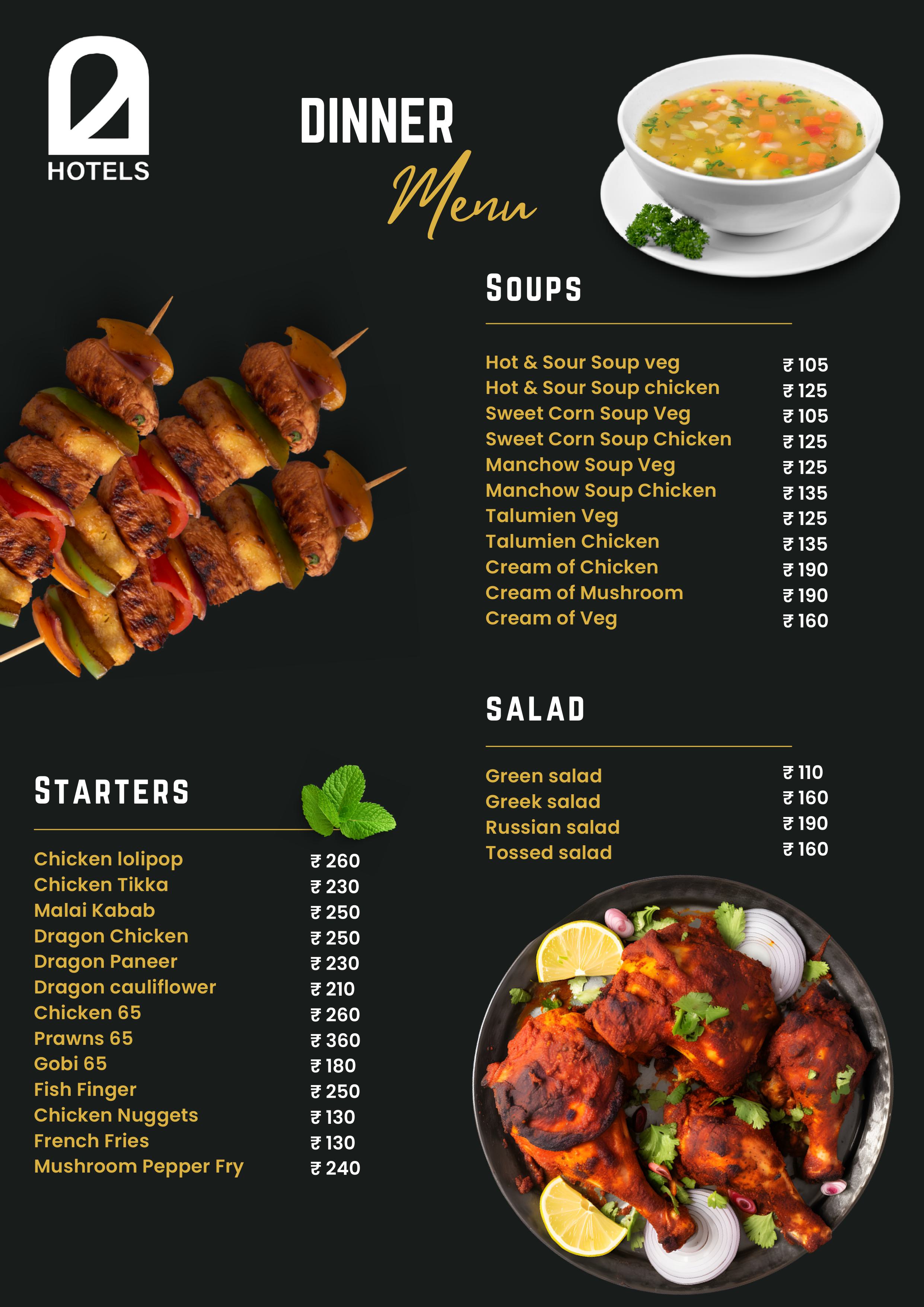 Food Menu Page 10