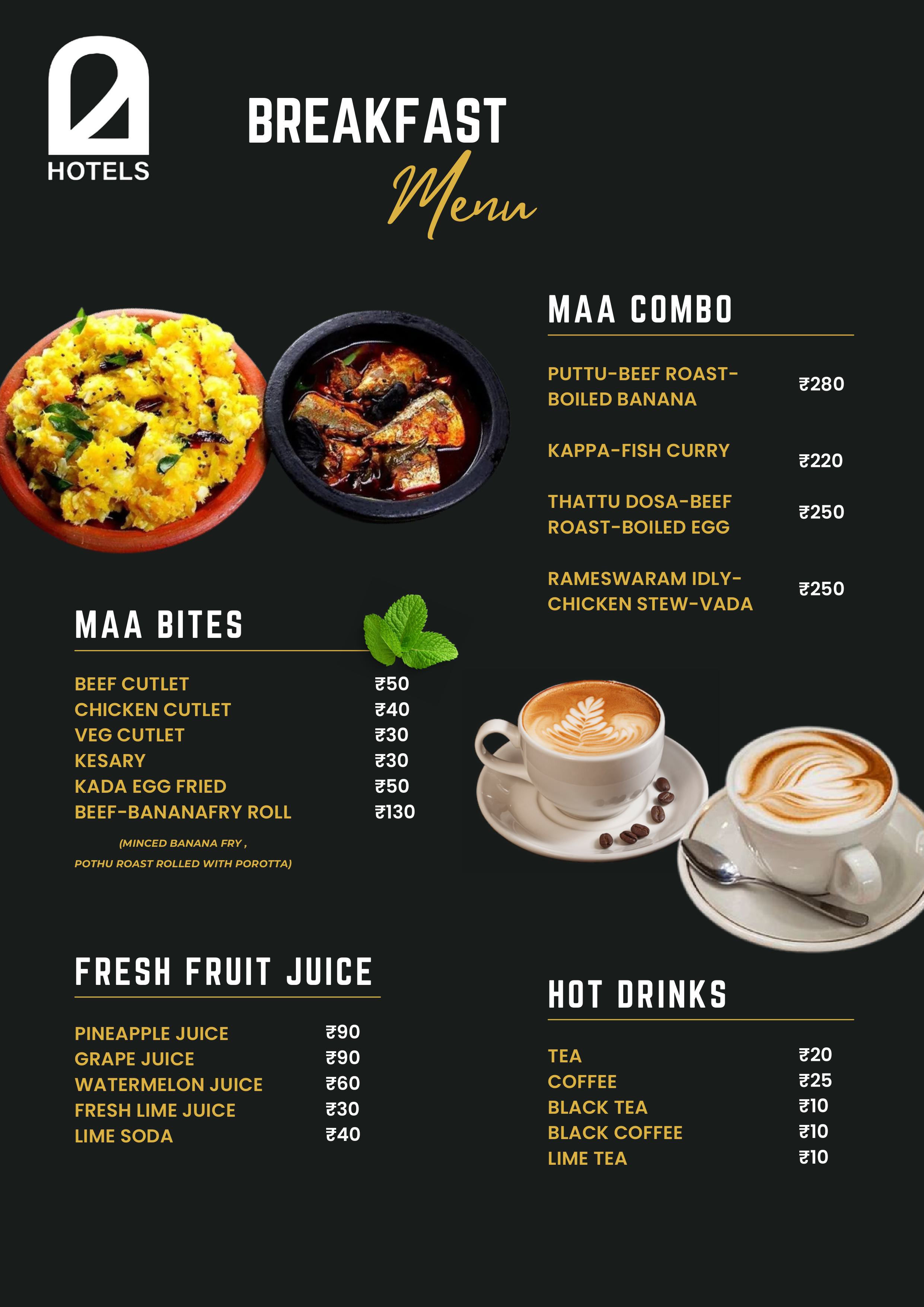 Food Menu Page 3